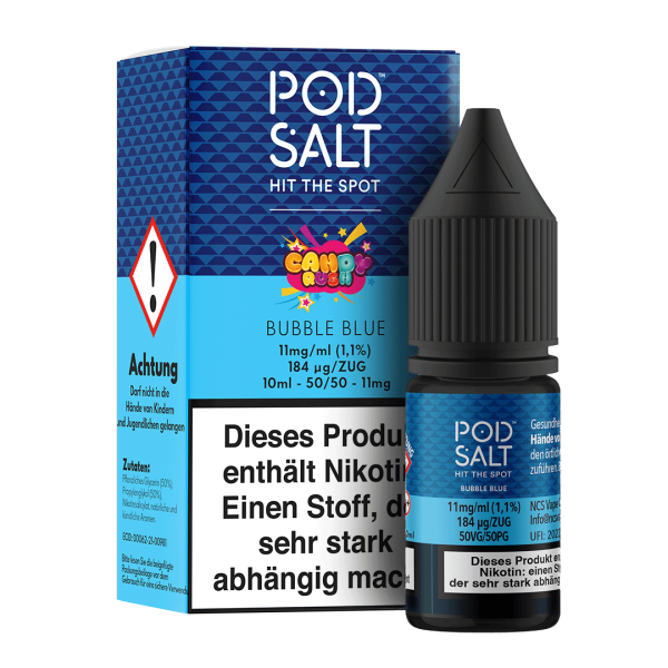 Pod Salt Fusion Serie - Bubble Blue 11mg/ml