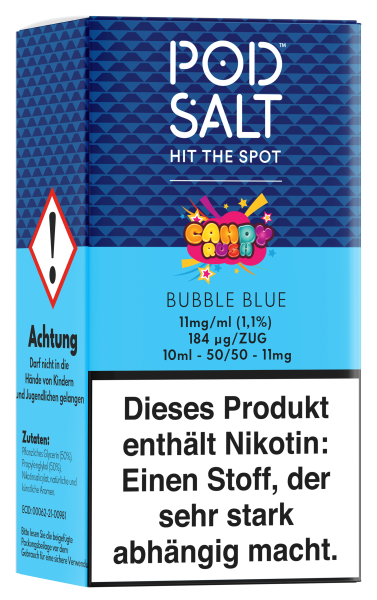 Pod Salt Fusion Serie - Bubble Blue 11mg/ml