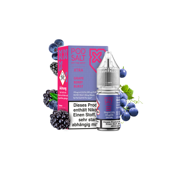 Pod Salt Xtra Serie - Grape Berry Burst 20mg/ml