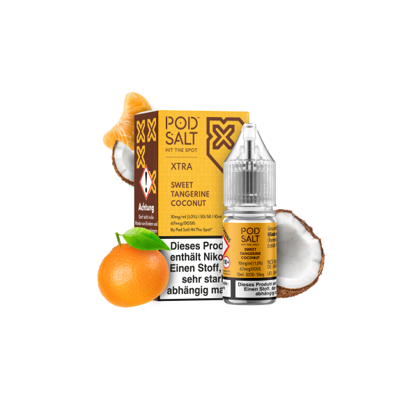 Pod Salt Xtra Serie - Sweet Tangerine Coconut 10mg/ml
