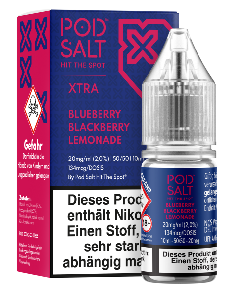 Pod Salt Xtra Serie - Blueberry Blackberry Lemonade 20mg/ml