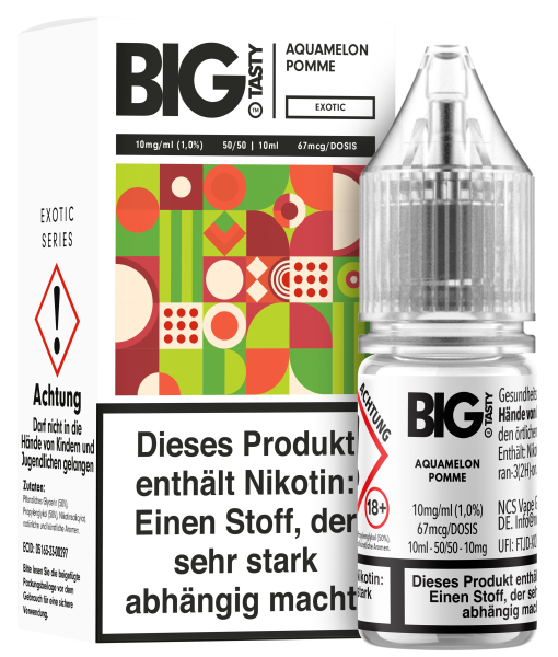 Big Tasty NicSalts - Aquamelon Pomegranate 10mg/ml