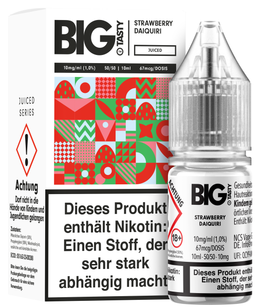 Big Tasty NicSalts - Strawberry Daiquiri 10mg/ml