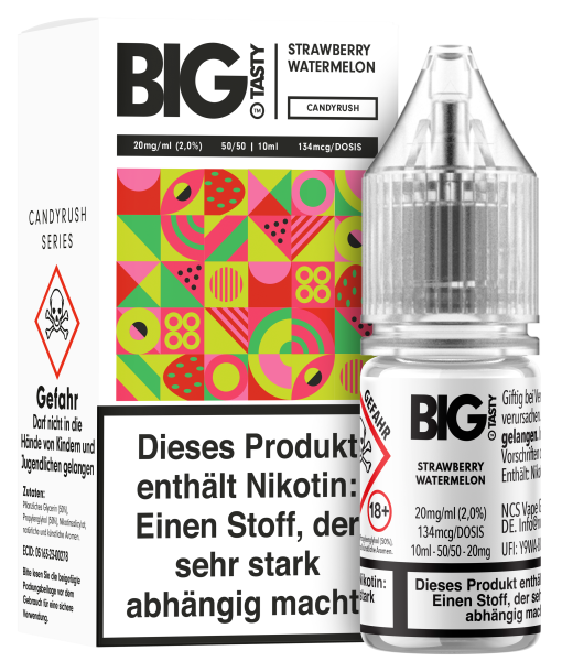 Big Tasty NicSalts - Strawberry Watermelon 20mg/ml