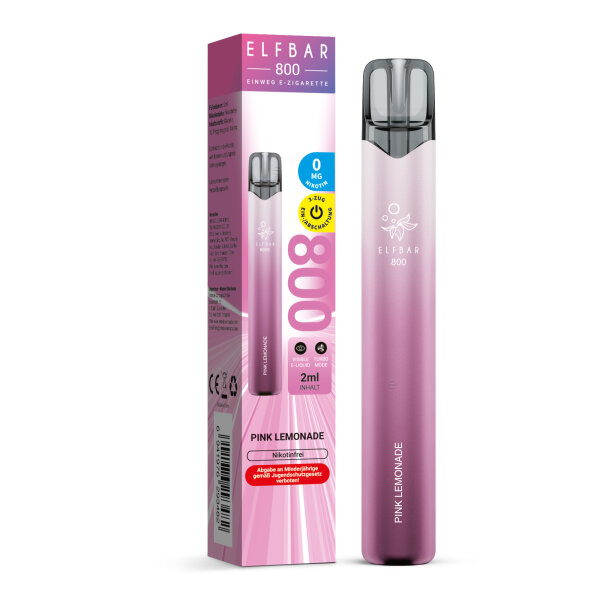 Elfbar 800 - Pink Lemonade Nikotinfrei