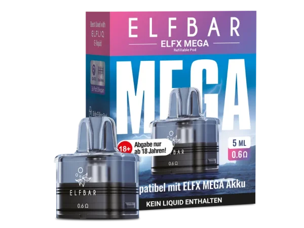 ELFX MEGA Pod 5ml - 0.6 Ohm