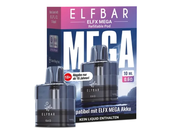 ELFX MEGA Pod 10ml - 0.6 Ohm