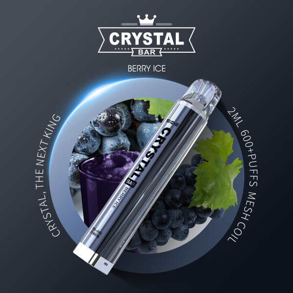 Crystal Bar 600 - Berry Ice