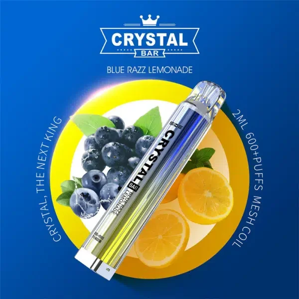 Crystal Bar 600 - Blue Razz Lemonade