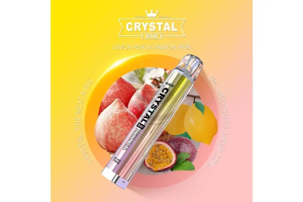 Crystal Bar 600 - Lemon Peach Passionfruit