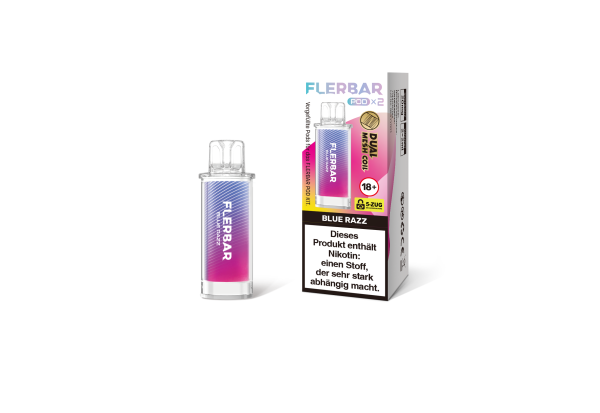 Flerbar Pod - Blue Razz (2er Pack)