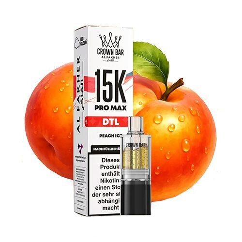 Al Fakher 15k Pro Max Pod - Peach Ice (DTL)