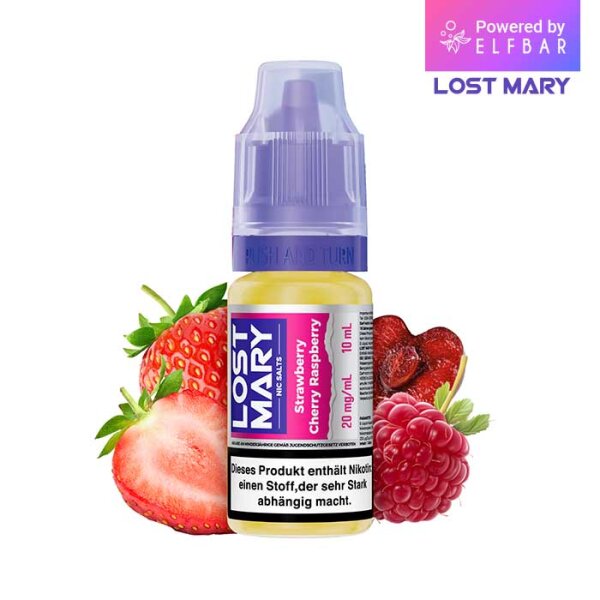 Lost Mary NicSalts - Strawberry Cherry Raspberry 20mg/ml