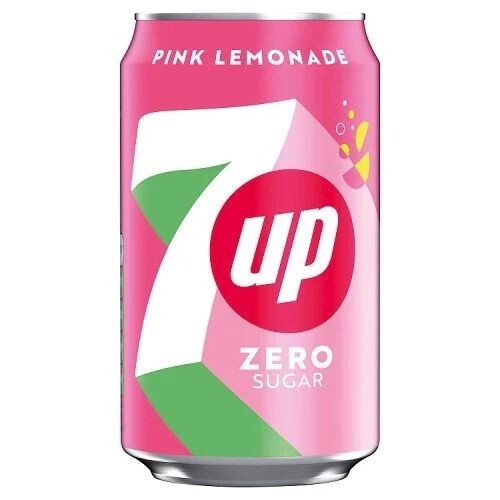 7UP - Pink Lemonade - Zero Sugar 330ml [UK]